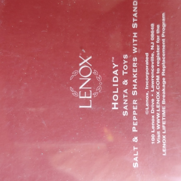 🎅LENOX Santa Claus Salt & Pepper Shaker with Brass Stand - Picture 10 of 10